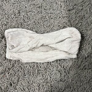 Elegant Cream Crop Top